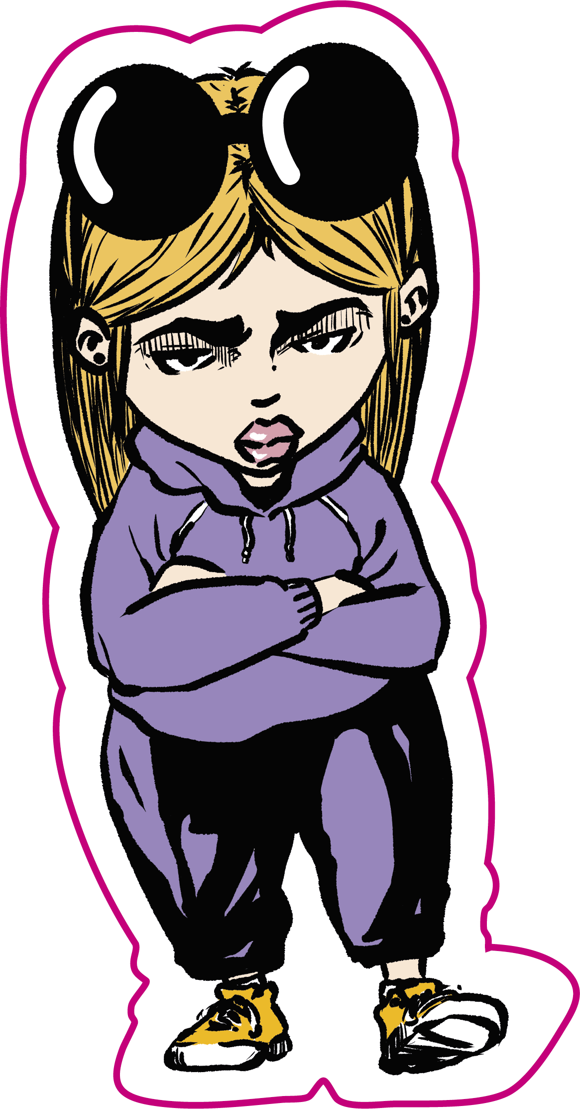 STICKER RACAILLE CHIBI - NAÏMA