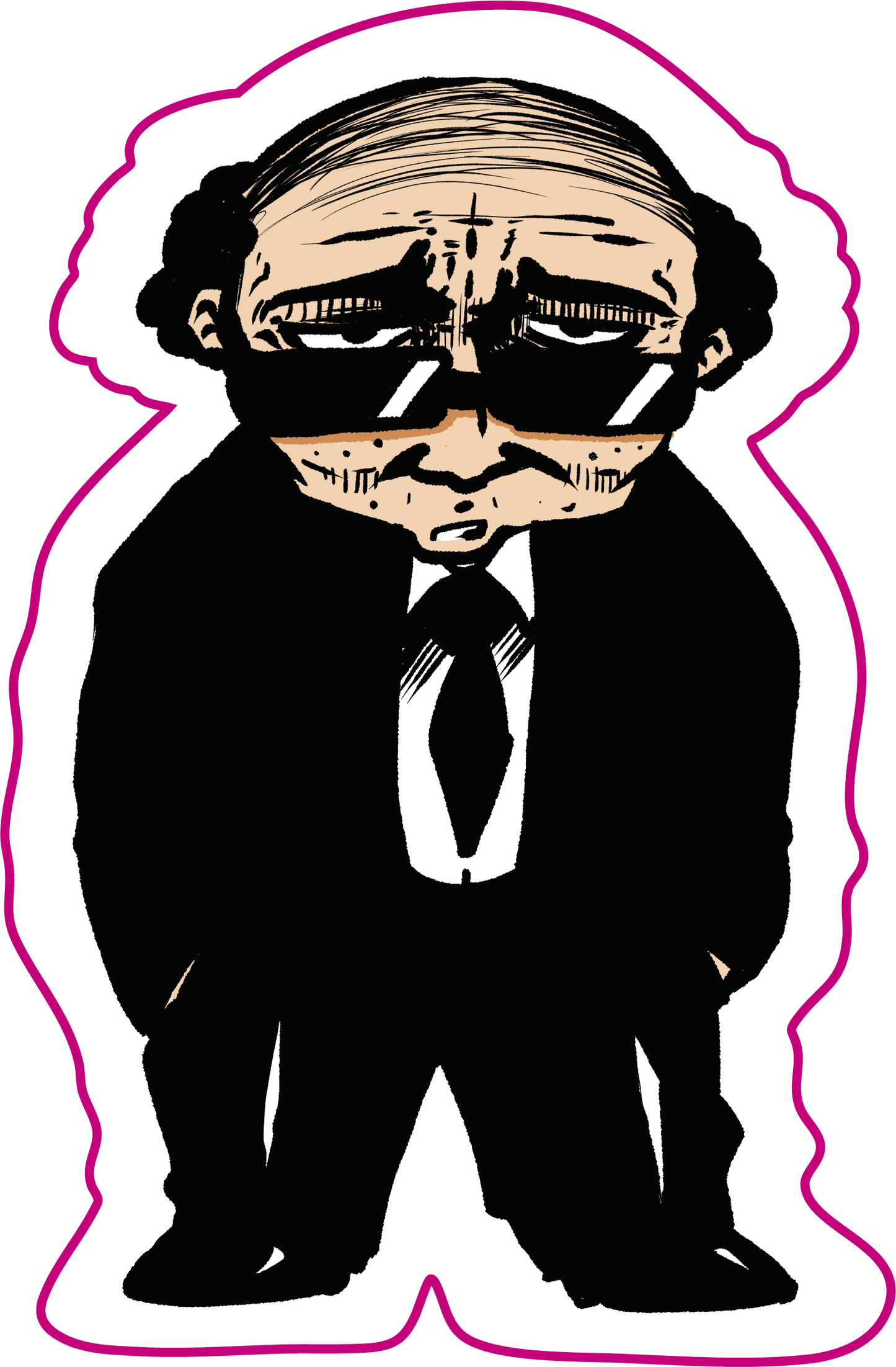 STICKER RACAILLE CHIBI - ONCLE JAWAD
