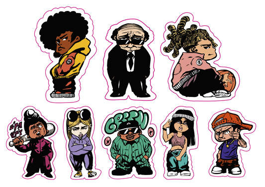 PLANCHE STICKERS - TOME 1